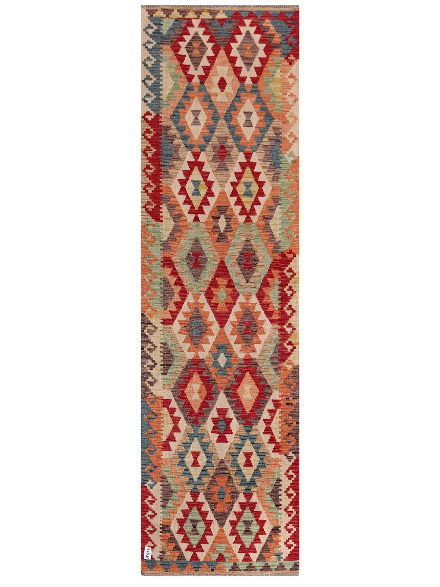 Maimana Kilim Runner - 298 x 84 cm