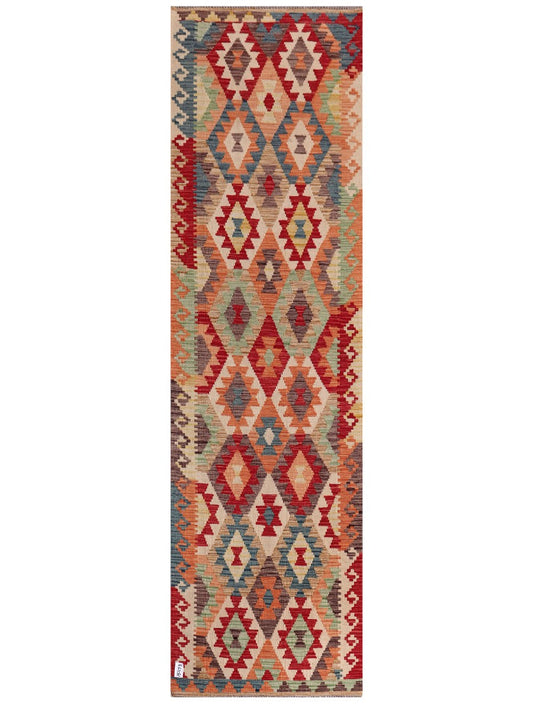 Maimana Kilim Runner - 298 x 84 cm