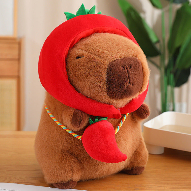 Cute Vegetable-Themed Guinea Pig Plush Doll