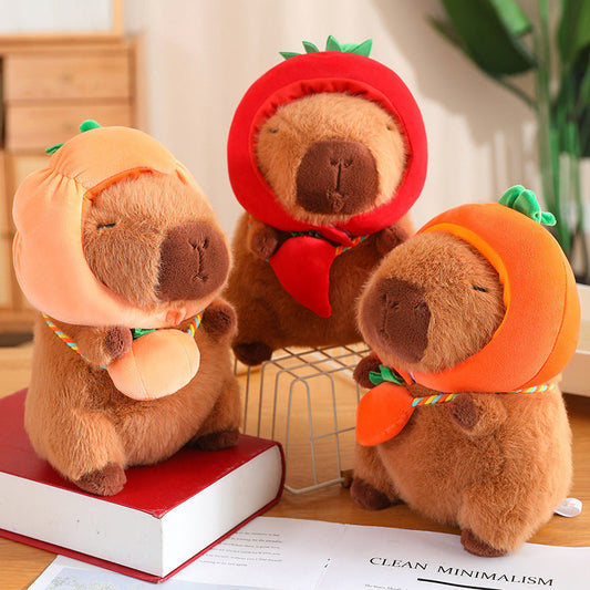 Cute Vegetable-Themed Guinea Pig Plush Doll