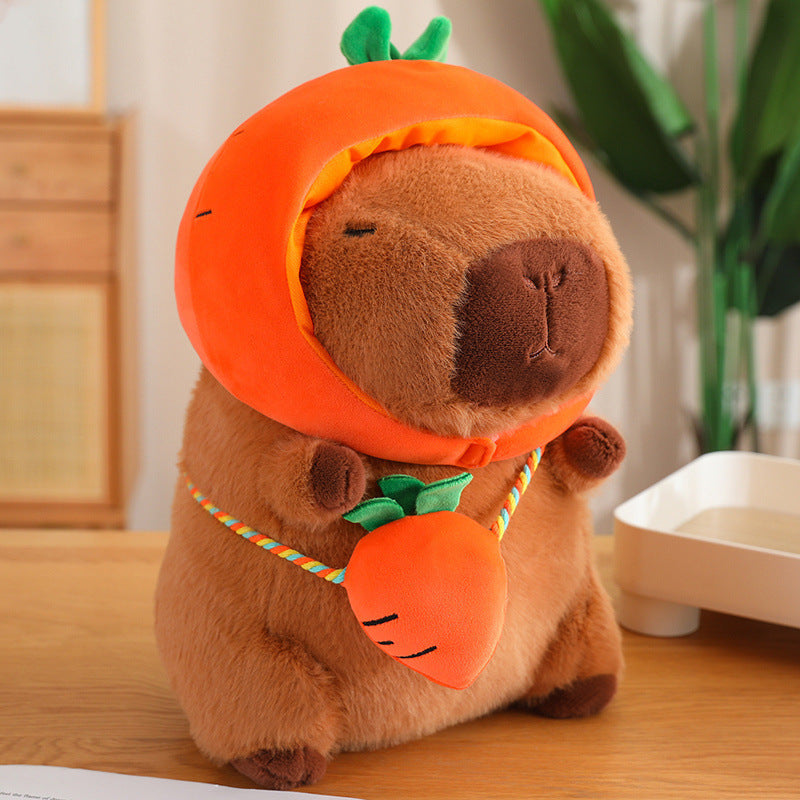 Cute Vegetable-Themed Guinea Pig Plush Doll