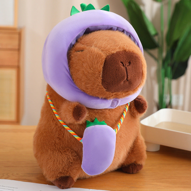 Cute Vegetable-Themed Guinea Pig Plush Doll