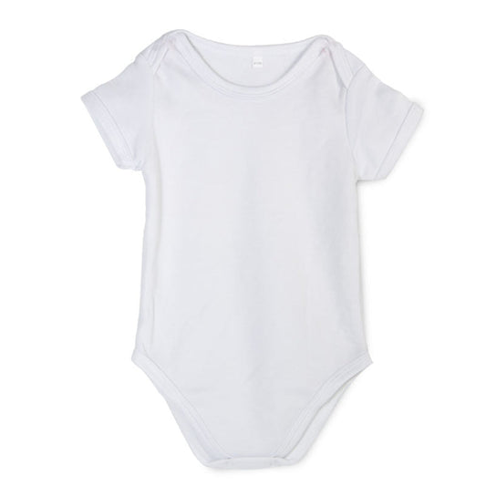 Personalised Pink Flower Heart Name Baby Outfit: Bib, Vest, Baby Grow