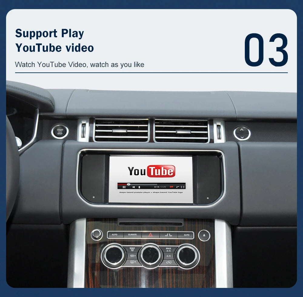 Wireless Carplay For Land Rover/Jaguar/Range Rover/Evoque/Discovery 2012-2016 Android Auto Ai DSP Interface Mirror Link AirPlay