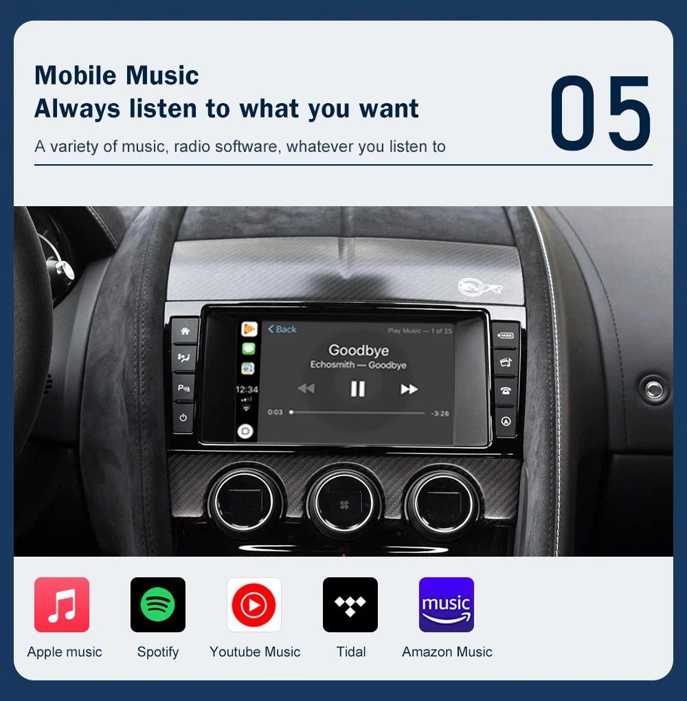 Wireless Carplay For Land Rover/Jaguar/Range Rover/Evoque/Discovery 2012-2016 Android Auto Ai DSP Interface Mirror Link AirPlay