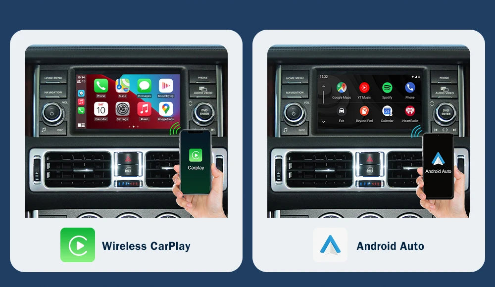 Wireless Carplay For Land Rover/Jaguar/Range Rover/Evoque/Discovery 2012-2016 Android Auto Ai DSP Interface Mirror Link AirPlay