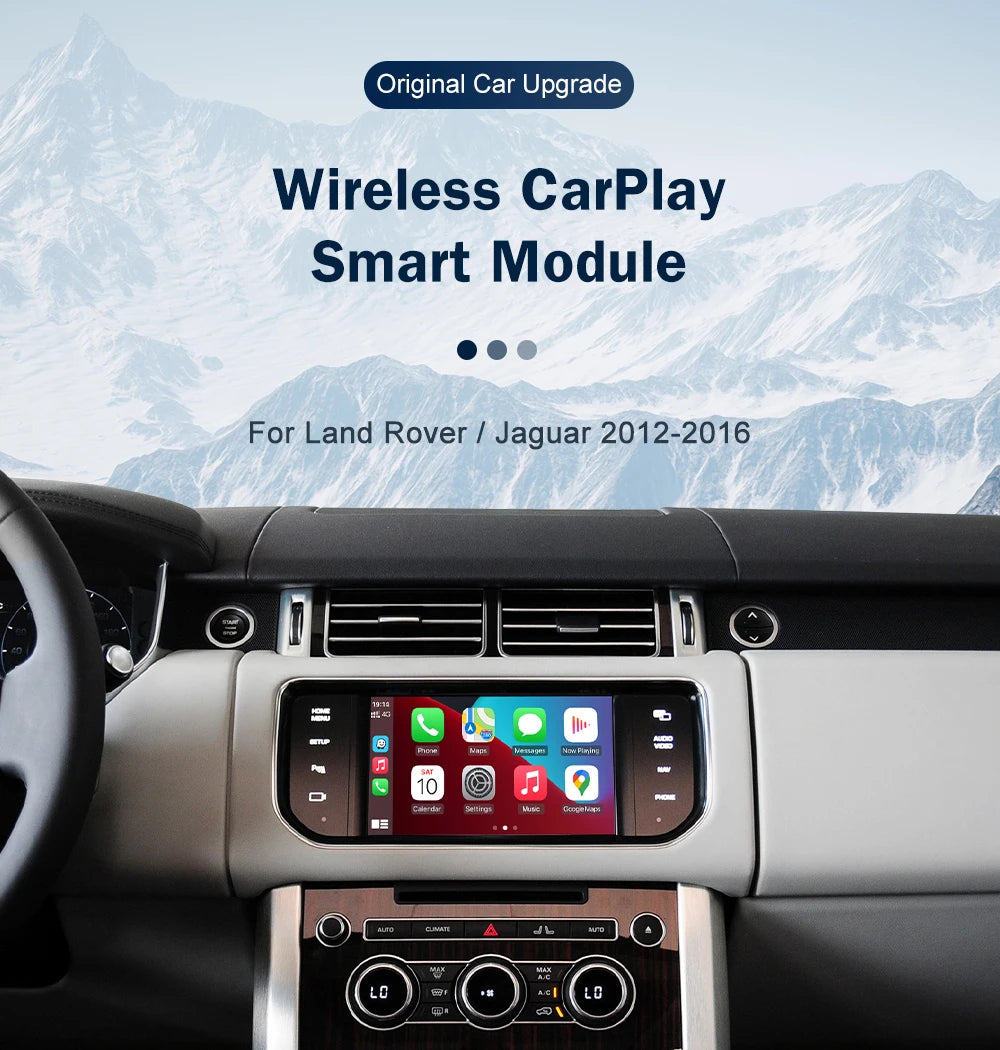 Wireless Carplay For Land Rover/Jaguar/Range Rover/Evoque/Discovery 2012-2016 Android Auto Ai DSP Interface Mirror Link AirPlay