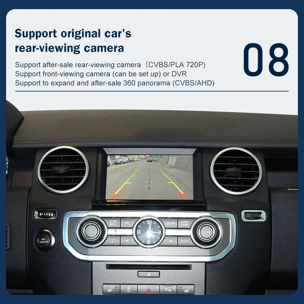 Wireless Carplay For Land Rover/Jaguar/Range Rover/Evoque/Discovery 2012-2016 Android Auto Ai DSP Interface Mirror Link AirPlay