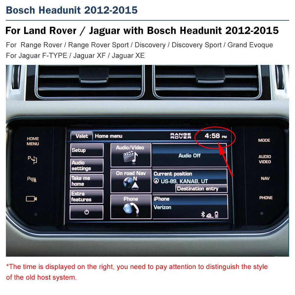 Wireless Carplay For Land Rover/Jaguar/Range Rover/Evoque/Discovery 2012-2016 Android Auto Ai DSP Interface Mirror Link AirPlay