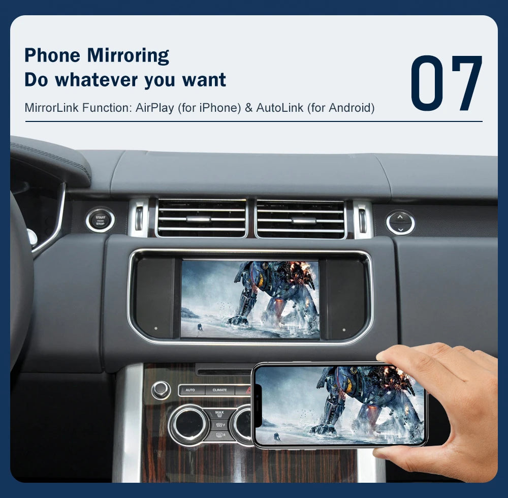 Wireless Carplay For Land Rover/Jaguar/Range Rover/Evoque/Discovery 2012-2016 Android Auto Ai DSP Interface Mirror Link AirPlay