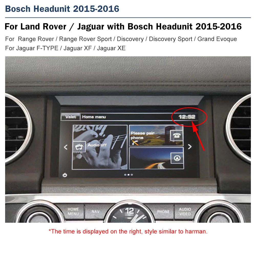 Wireless Carplay For Land Rover/Jaguar/Range Rover/Evoque/Discovery 2012-2016 Android Auto Ai DSP Interface Mirror Link AirPlay