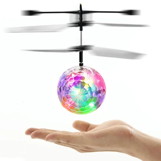 Luminous Flying Ball Kids Toy Electronic Infrared Induction Aircraft Remote Control Flight Balls Toys Ball Interactive Toy Gifts